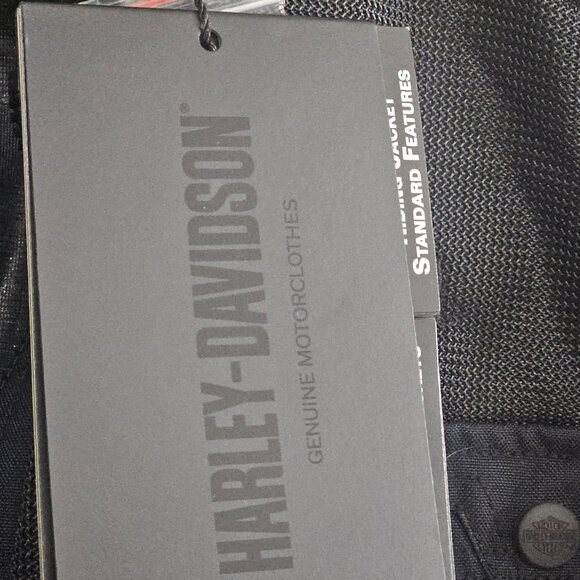 HARLEY-DAVIDSON MIXED MEDIA JACKET w/LINER BLACK MESH WOMENS 2XL 98112-23VW NWT - Picture 9 of 9